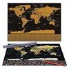 New product 2018 luxury scratch off world travel map poster