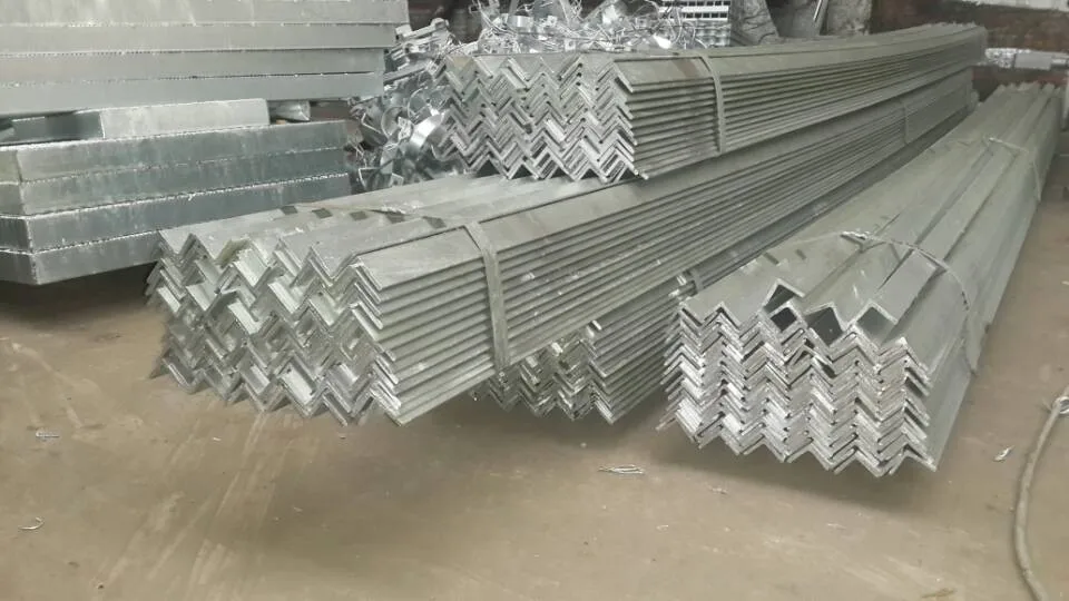 ASTM A36 structural steel angle 50x50x5 hot dip galvanized angle iron bar