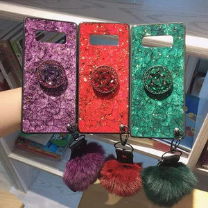 Marble Bling Diamond Glitter Case Ball Samsung S8 S9 S10 Note9 8