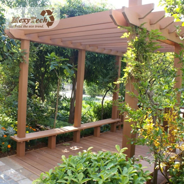 Garten Liefert Wpc Rest Trauben Pavilion Outdoor Holz Kunststoff