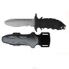 The stainless steel knife for diving equipment is used for scuba diving