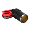 12V Car Cigar Cigarette Lighter Socket Plug Connector Adapter Cable