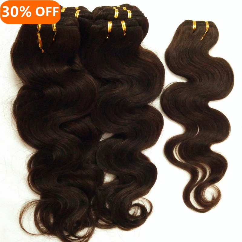 

20bundles hair body wave hot chocolate brown brazilian wholesale human hair very cheap hair extension packaging free shipping, N/a