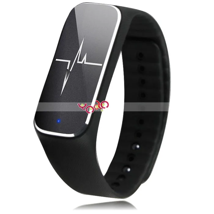 Heart Rate Sleep Monitor Fitness Tracker Energy Bracelet Bluetooth Smart Bracelet Health Bracelet for Android iOS Black