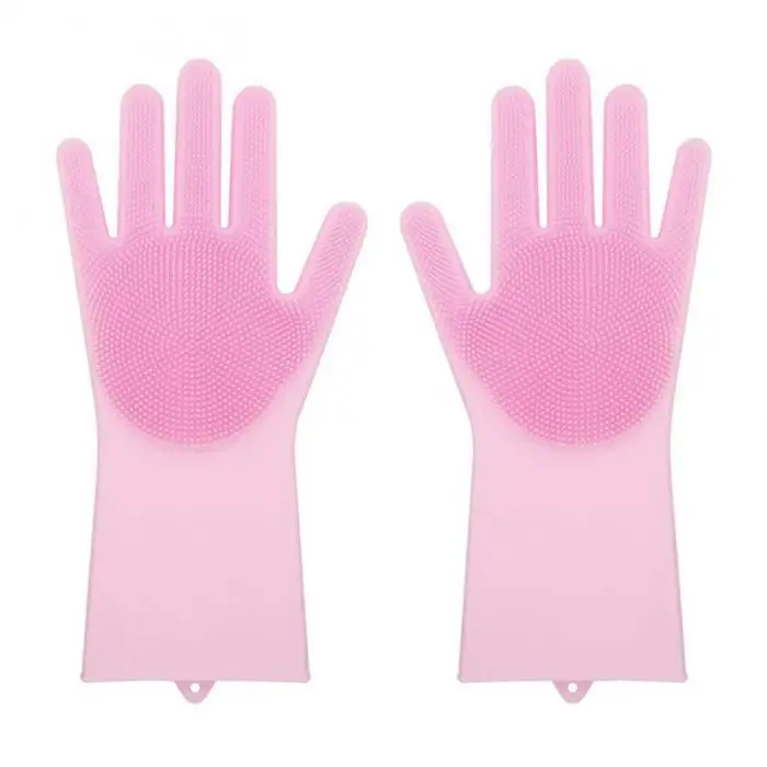 

Wholesale Amazing Silicone Rubber Dishwashing Scrubber Cleaning Gloves, N/a
