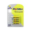 High quality ni-mh aaa 600 mah 1.2 V rechargeable battery blister card 4 pcs/card electrical toy torch headphone camera