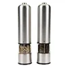 China Suppliers New Products Popular Kitchen Accessories Premium Electric Stainless Steel Salt Pepper Grinder