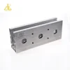 6000 Series High Hardness U-Slot Glass Clamp CNC Industrial Extrusion Aluminum Profile With Drilling Punching Tapping