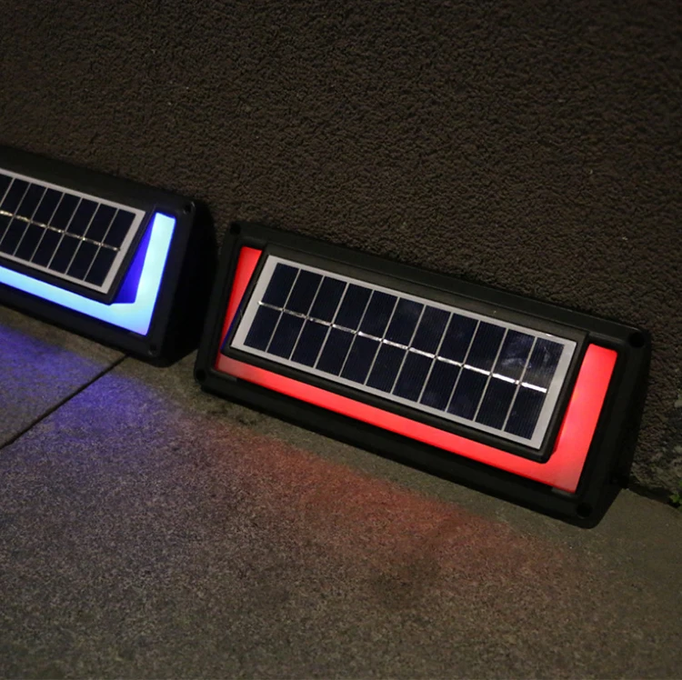 High Lumen Solar Power Aluminum 20W Outdoor Recessed Wall Foot Step Light Solar LED Stair Light