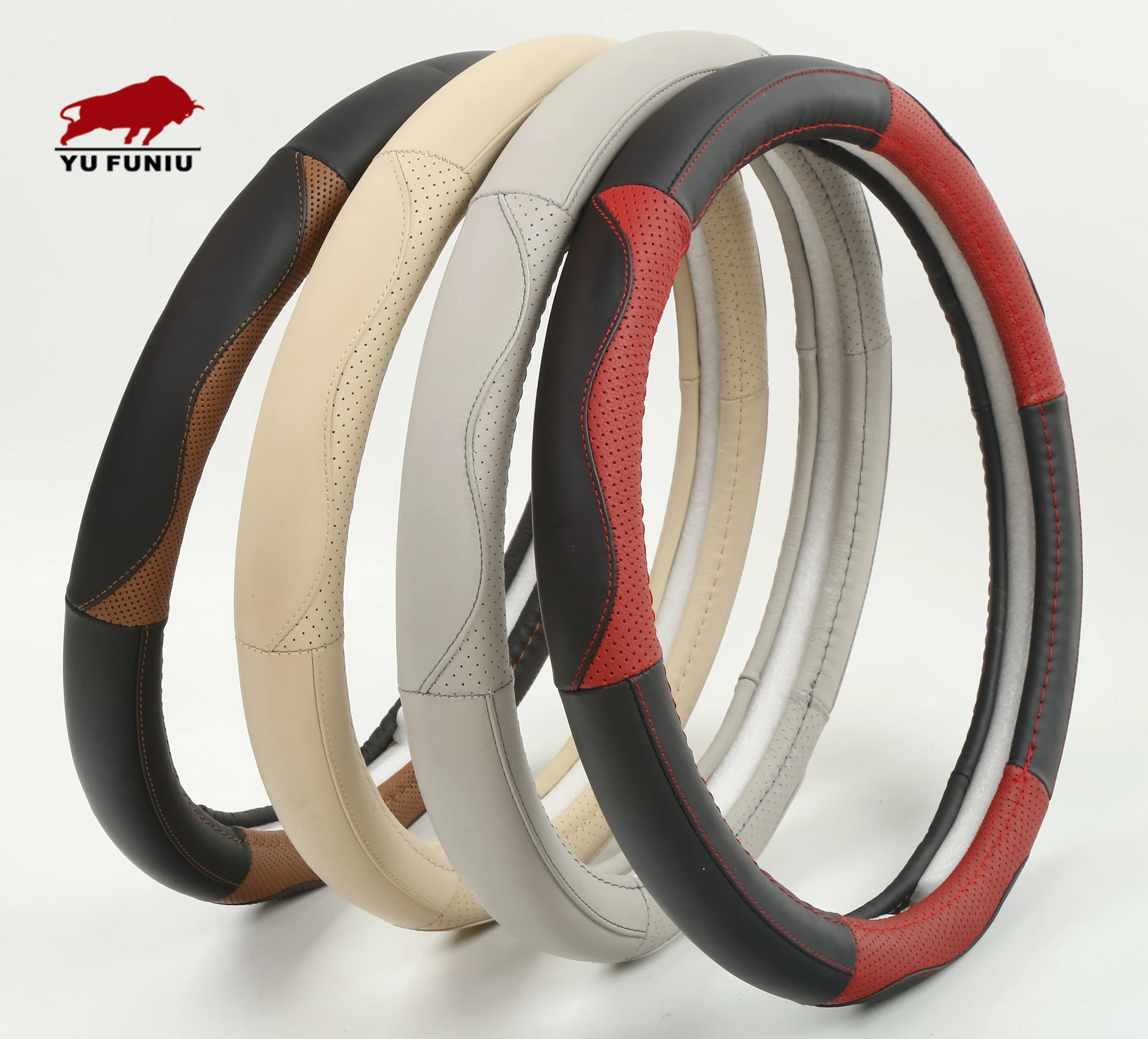 
Lixian Universal Breathable Anti slip Protector Genuine Leather car wheel cover 