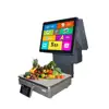 Newest 15 inch price computing weighing scale with built-in 58mm thermal printer for supermarket
