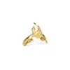 Inspire jewelry Wrap Your Laurels Around Me Ring In Gold 18k plated gold Ring stainless steel engagement wedding women ring