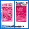 Fashion printed opp cellophane plastic bag with custom