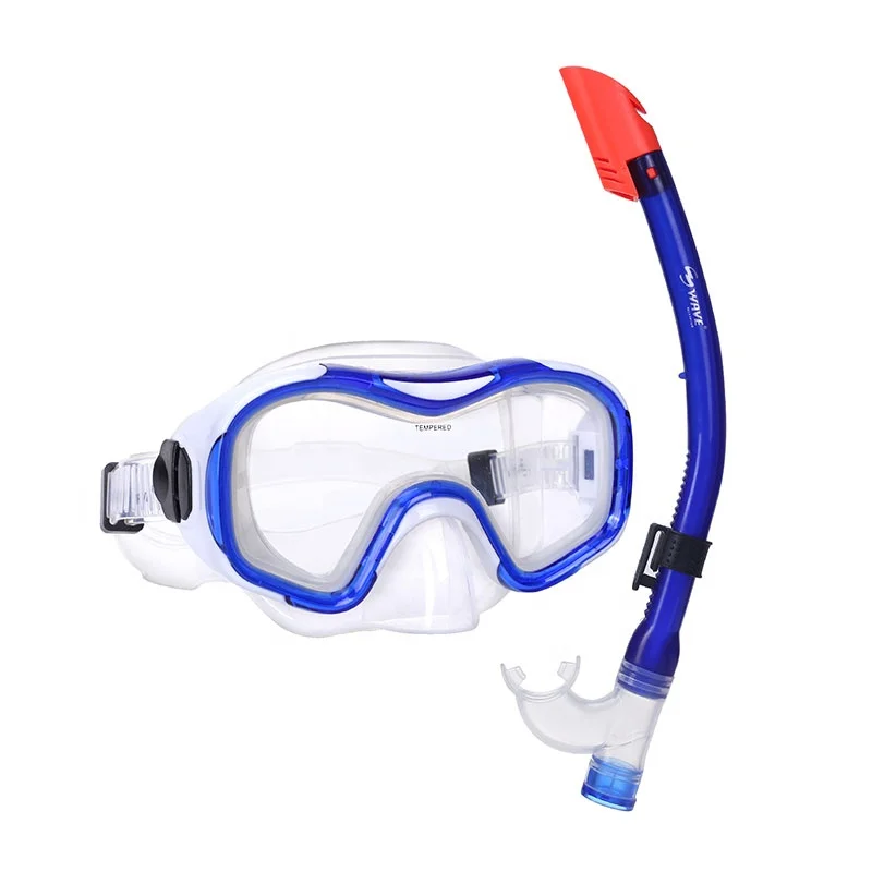 

Oem design tempered glass breathable snorkeling liquid silicone snorkeling mask, Blue,green,yellow,pink,purple etc