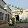 Truck mounted articulated boom lift platform for cherry picker