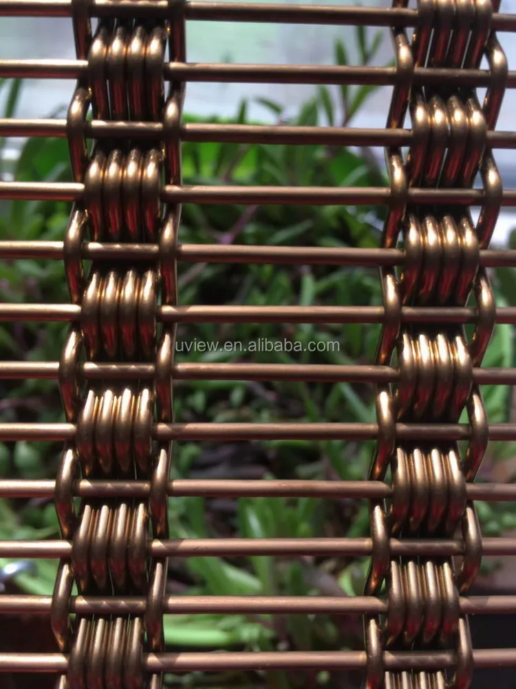 
Plain woven decorative metal net for christmas decorations 