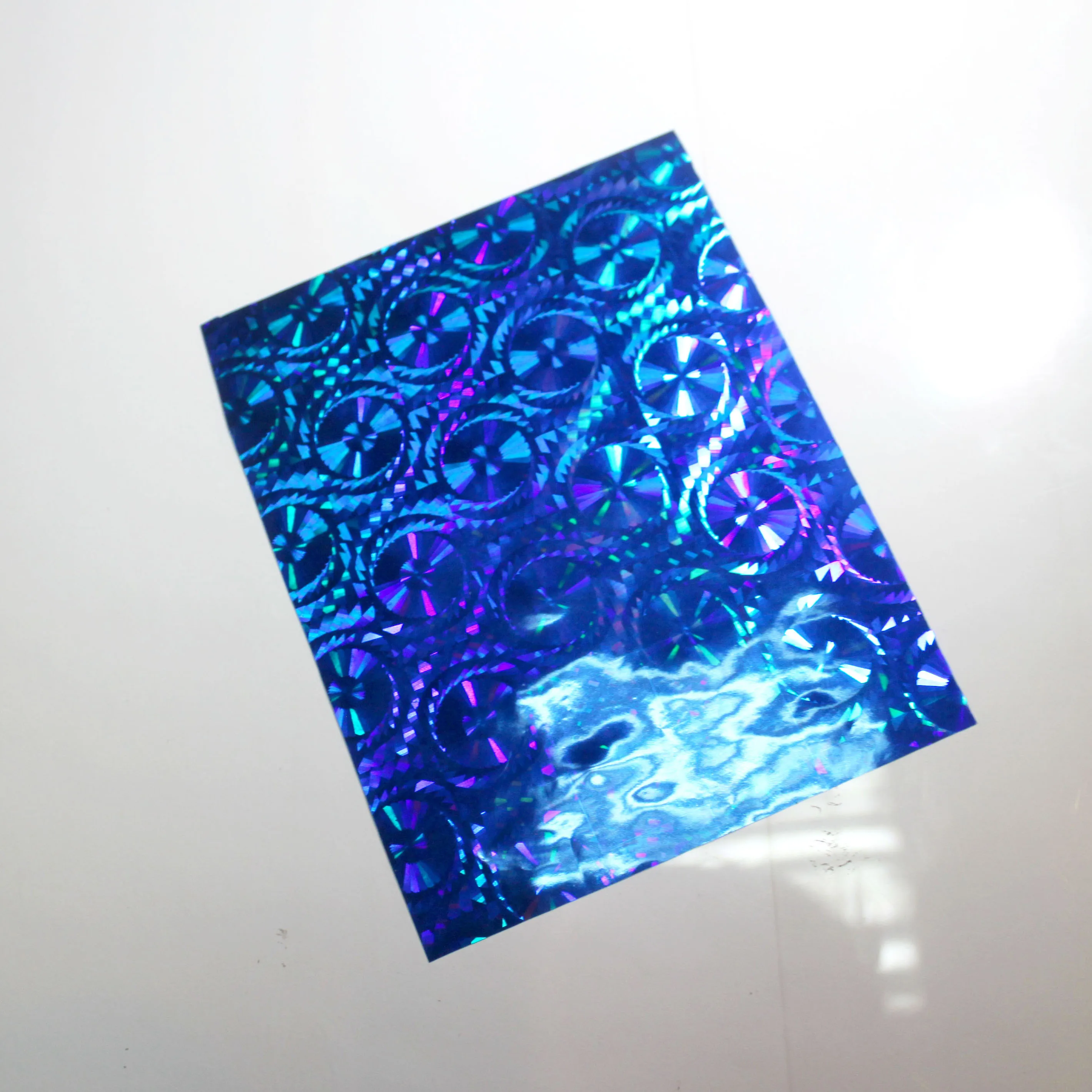 Cheap custom printing aluminum foil sticker security label manufacturers make holographic paper