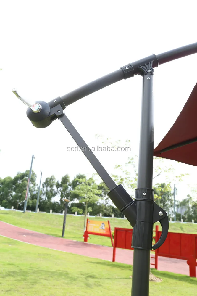 10 pies al aire libre banana paraguas 270 cm colgante paraguas 300 cm