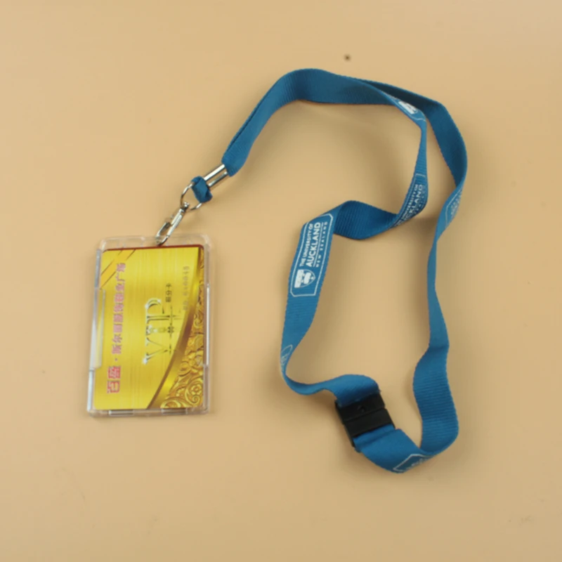 
BSCI transparent hard plastic ID card holder 