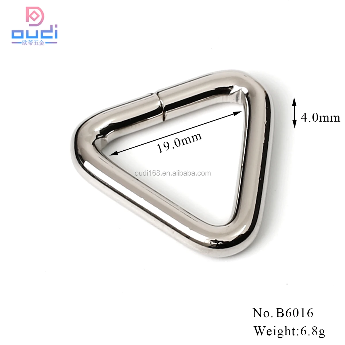 促销oudi 金属三角环金钥匙圈袋配件