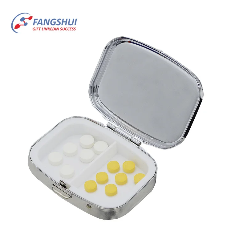 Farfi Pill Storage Box Multi Compartments Anti-crack Separated