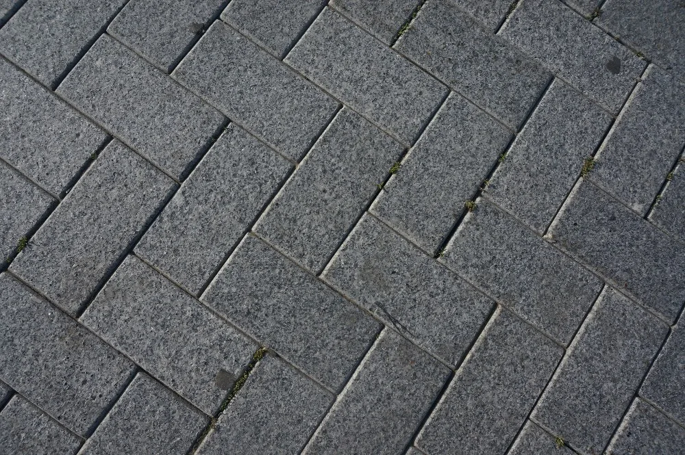 g603 廉价花岗岩铺路石 flamed 块石头