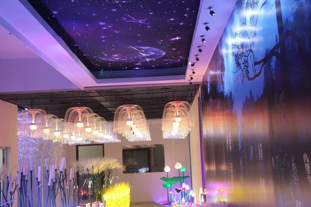 New Style led Holiday Ceiling  Lights  Modern Fiber Optical Lighting Sky Star Starry Ceiling Lamps