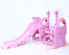 2019 New Arrival Kids Indoor Plastic Climber Slide Swing Set with Ball Pool Basketball Hoop Soccer Goal