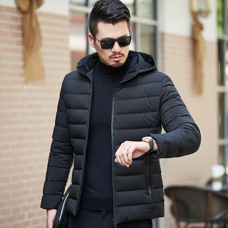 
2020 Designer Nylon Fabric Retro Men Padding Jacket Custom for Winter Outdoor Fashion Down Jacket 