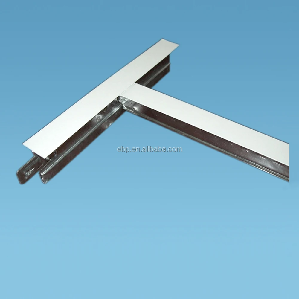 
T24 t bar suspended ceiling grid of flat bar ,main tee ,cross tee 