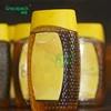 Free sample pp silicone valve /PP lid caps empty clear jam oil packing pet sauce squeeze plastic honey bottle