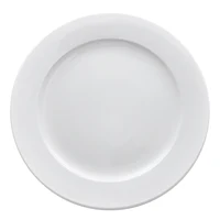 

Restaurant 10" Ceramic Bulk Underplates White Dinner Plates For Restaurant, Plate Porcelain White/