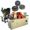 Round shoe polish tin can container making packaging machine