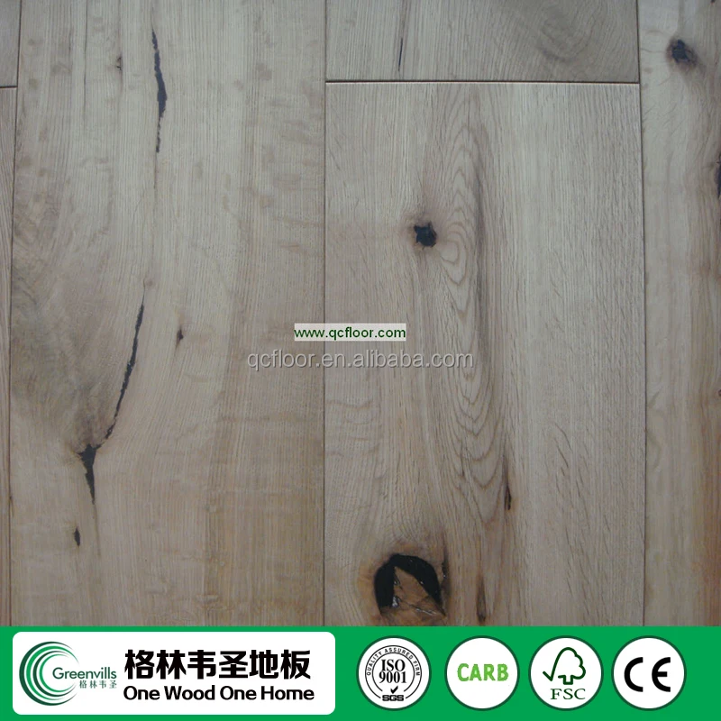 Rustic White Oak Engineered Wood Flooring Tiles From China