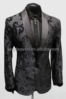 black velvet smoking jacket