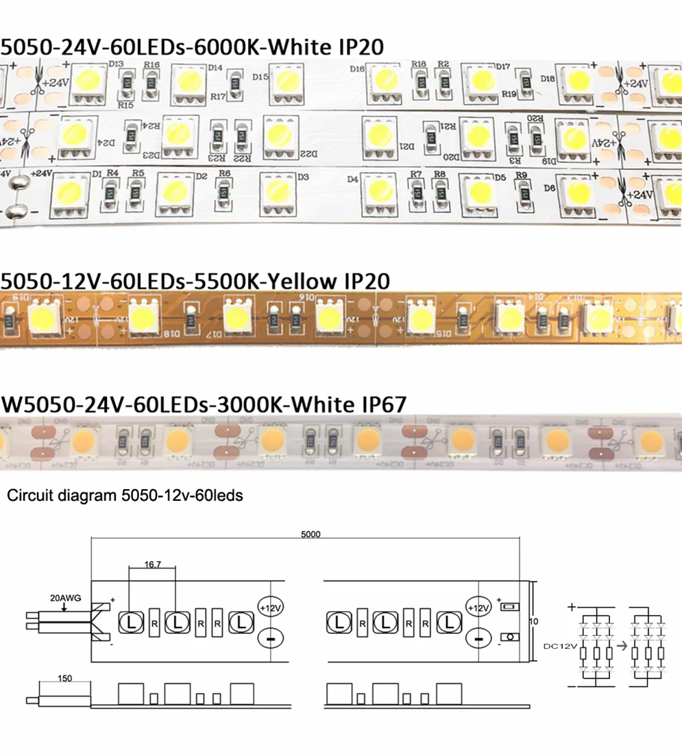 Схема подключения smd 5050