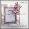 MX020013 tiffany style stained glass butterfly photo frame for wholesale home decoration piece
