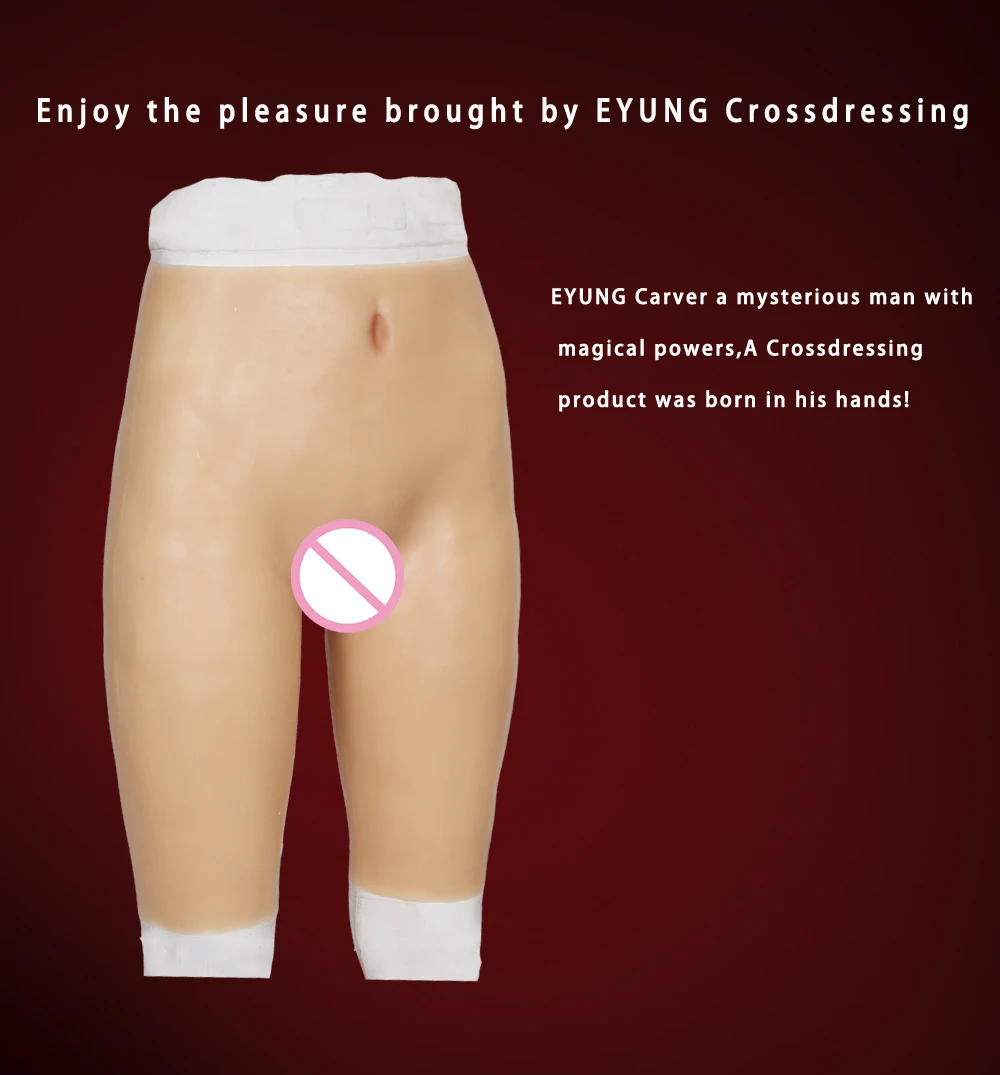 Fake Pussy Underwear For Crossdresser Transsexuals Drag Queen Shemale Sexy Girls Pussy Virginity Vagina