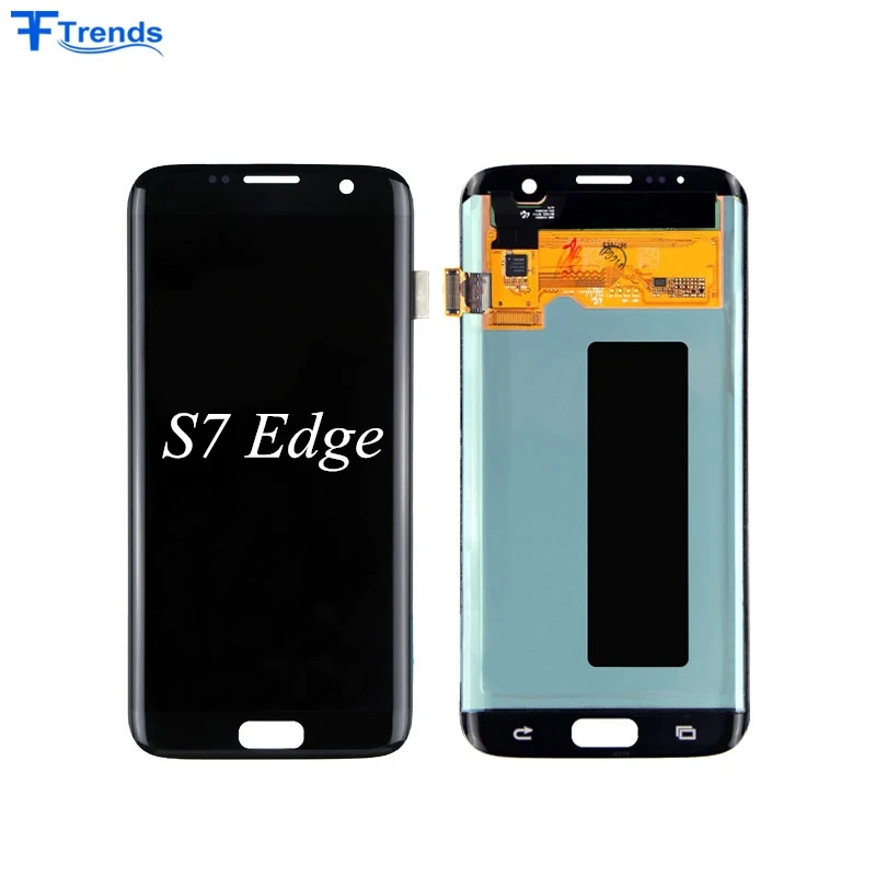 

Original for Samsung Galaxy S7 Edge LCD with Touch Digitizer G935FD G935V G935T G935P G935F G935 G935A, Black/white/gold