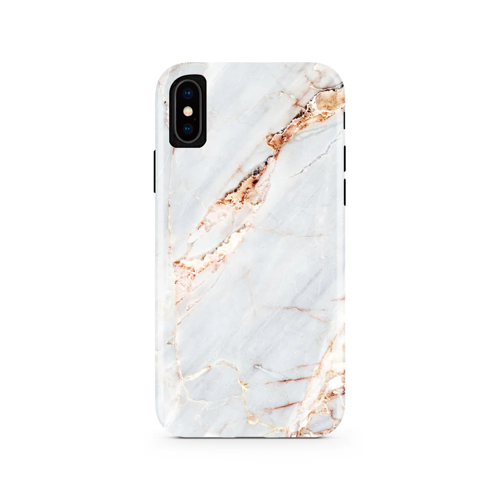 

Airbag Protection Collision TPU Gold Marble Phone Case Shockproof Soft Case for iPhone 6/7/8/X