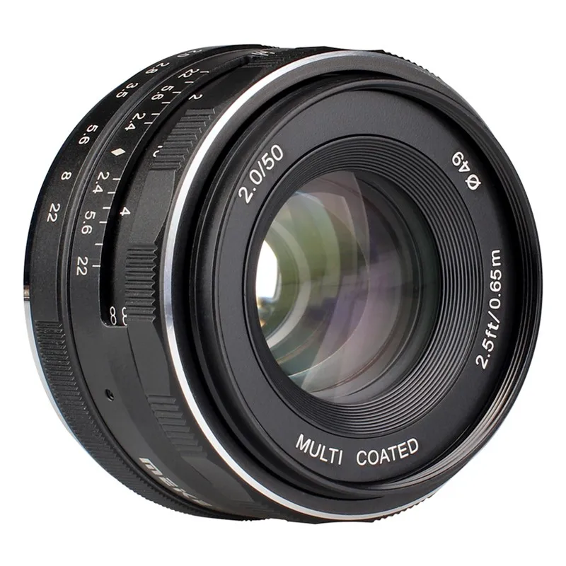 

Mcoplus Manual Fixed Focusing Mirror Camera Standard Lens For Sony E Mount Lens a6500 Camera