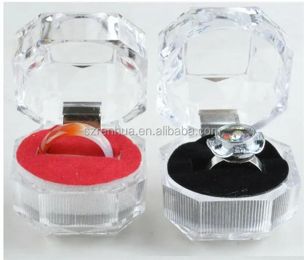 clear ring box