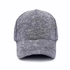 Unisex Knitted Textured Baseball Cap Blank Soft Adjustable Solid Visor Hat 60 Rayon 40 Polyester Custom Plain Dad Hat