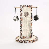 

wholesale Foldable cat tree scratching post with sisal ball toys