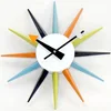 Creative Spiked Clock Large Decorative Metal Wall Clock for Art Watch