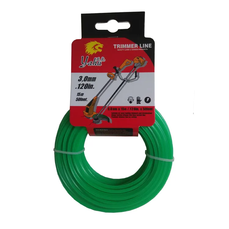 
Lawn Mower 100% Durable Nylon Grass Trimmer Line 