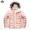 Custom full-length front zip plain goods warm down paka winter jackets and coat women wholesale