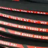 High Quality Chinese Supplier EN857 1SC/2SC mining and oil field Industrial Flexible Rubber Hydraulic Hose two wire braid hose