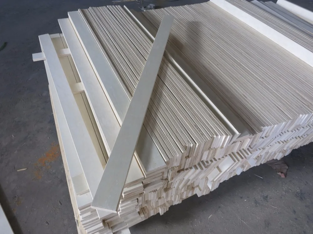 Bleached Poplar Vneer Faced Bed Slats-2