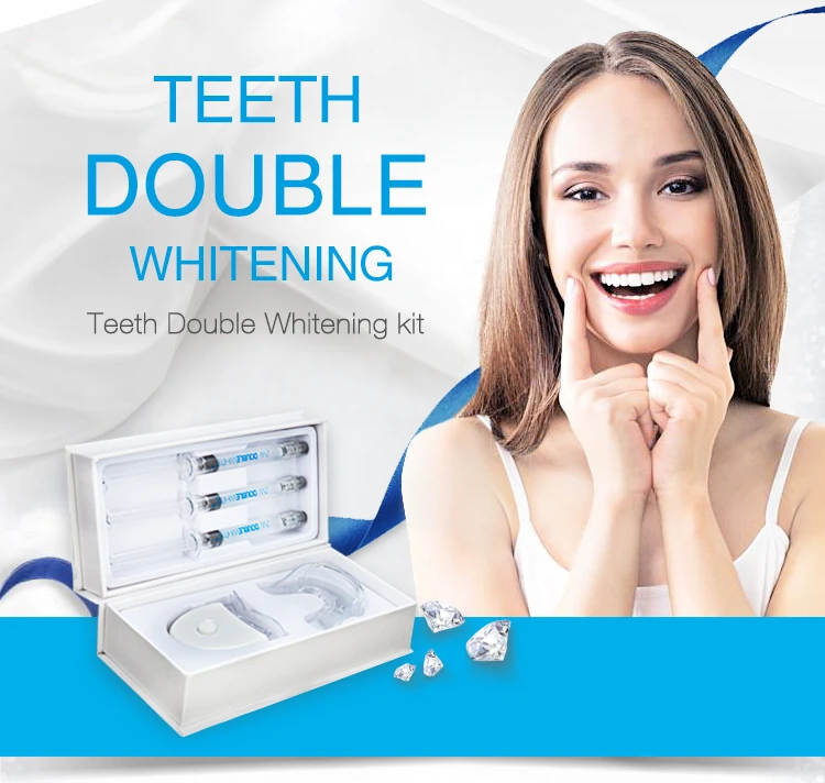 

2019 Hot Luxury Wholesale Teeth Whitening Kits Private Logo, Home Teeth Cleaning Kit, Blue white